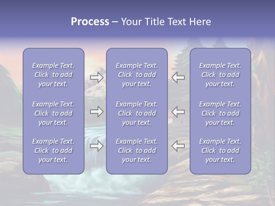 Sunset Yellow Bush PowerPoint Template