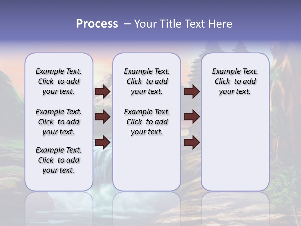 Sunset Yellow Bush PowerPoint Template