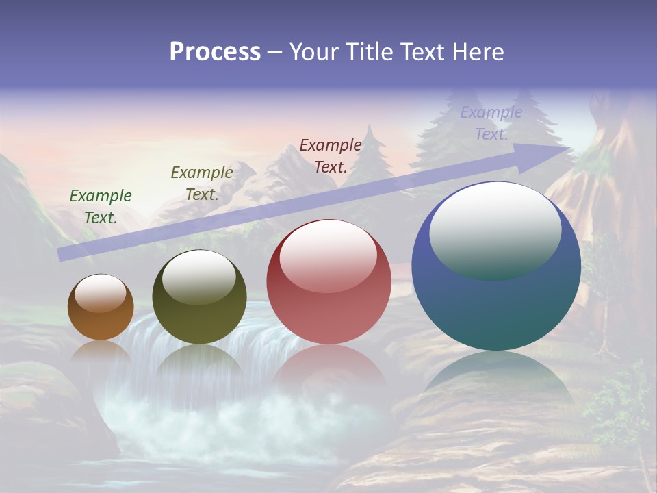 Sunset Yellow Bush PowerPoint Template