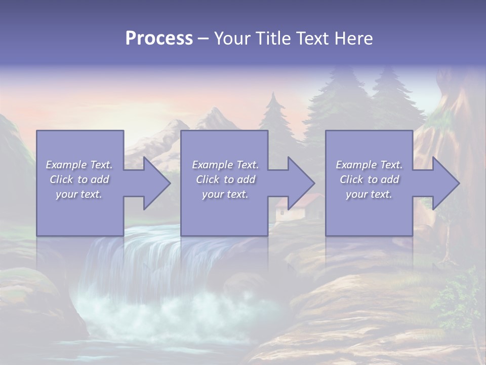 Sunset Yellow Bush PowerPoint Template