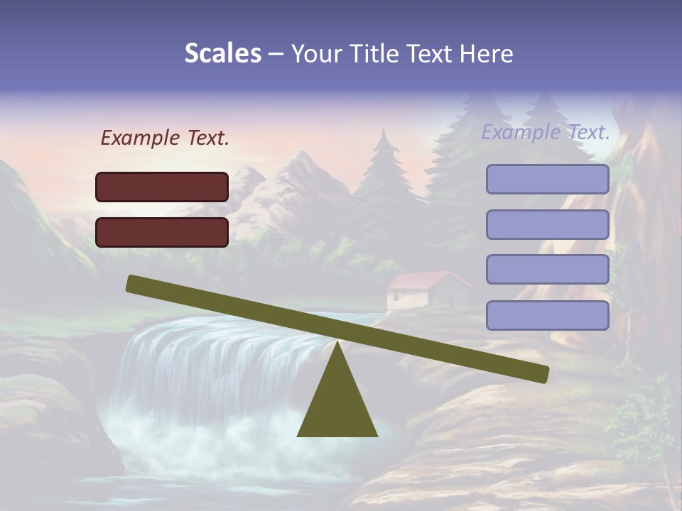 Sunset Yellow Bush PowerPoint Template