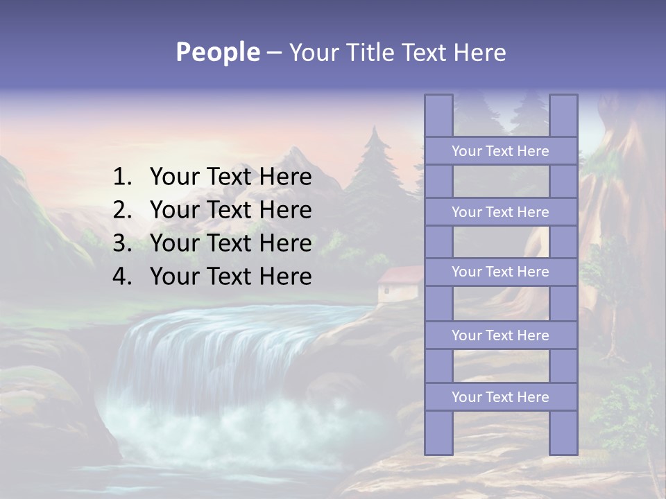 Sunset Yellow Bush PowerPoint Template
