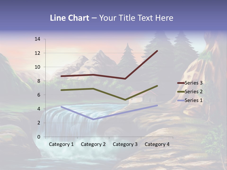 Sunset Yellow Bush PowerPoint Template
