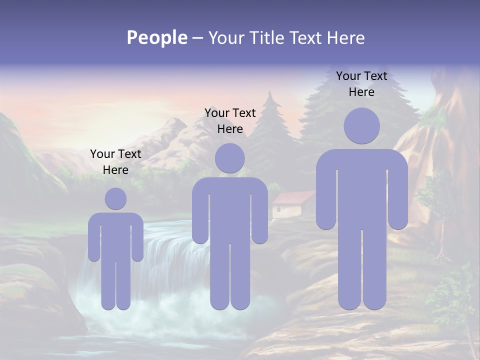 Sunset Yellow Bush PowerPoint Template