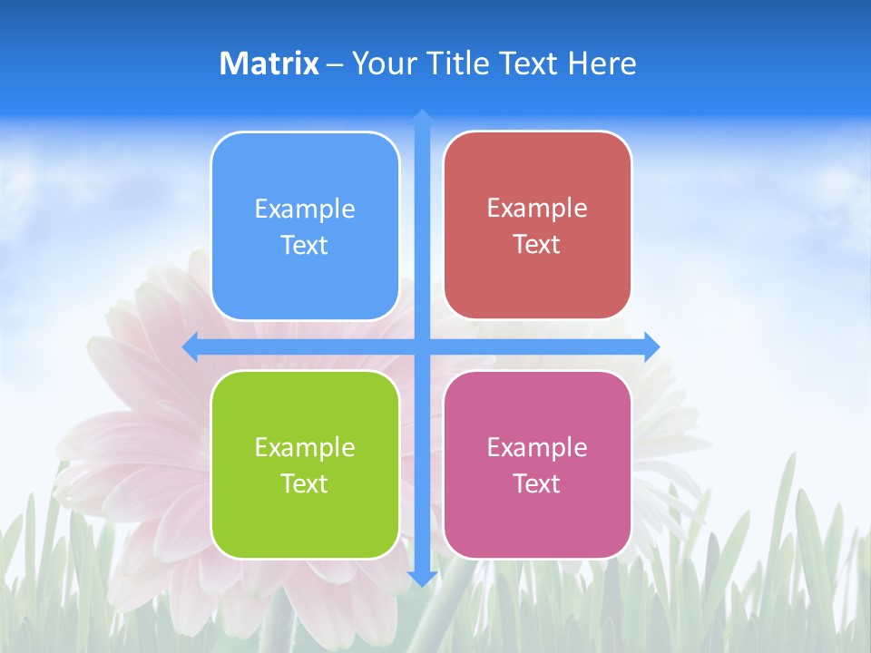 Sky Romance Close Up PowerPoint Template