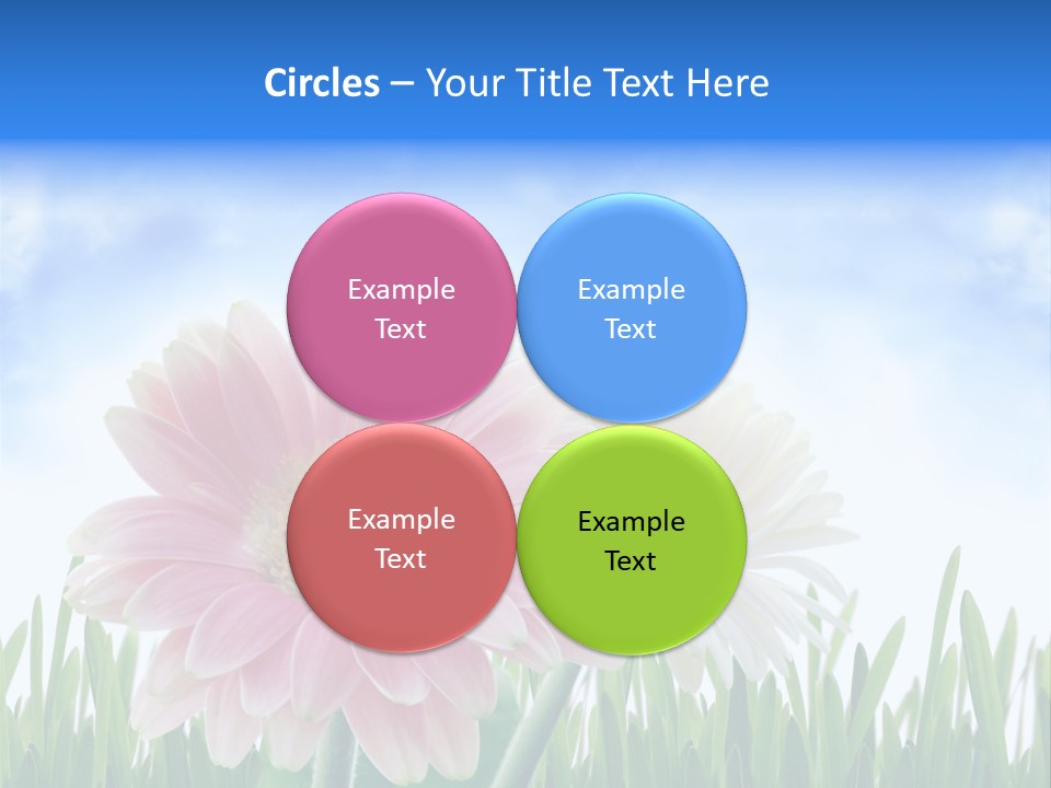 Sky Romance Close Up PowerPoint Template