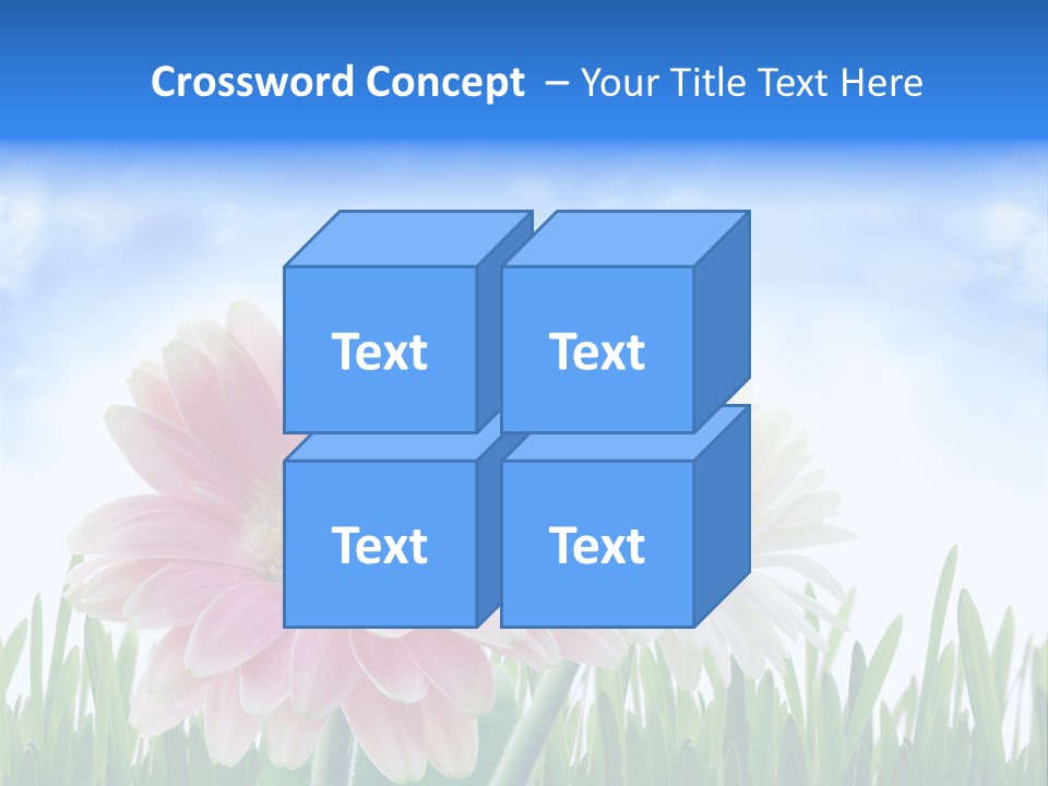 Sky Romance Close Up PowerPoint Template