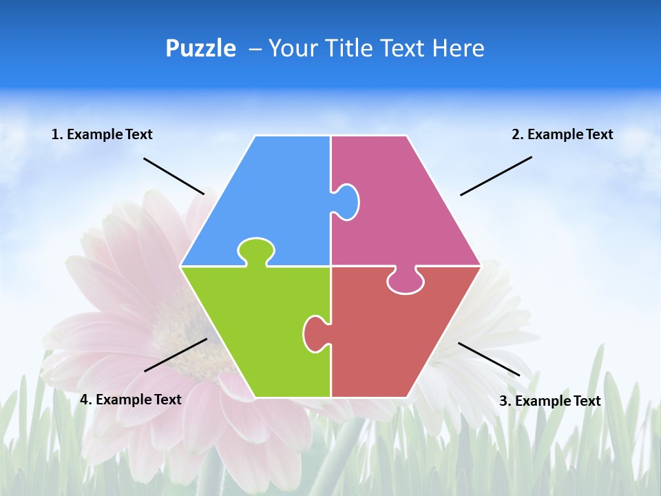 Sky Romance Close Up PowerPoint Template