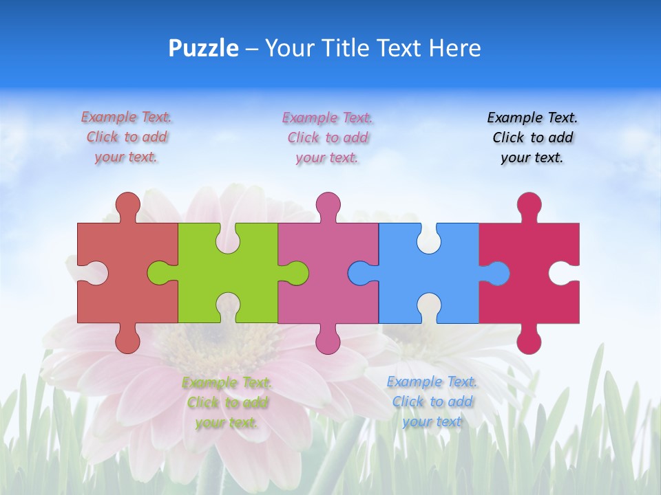 Sky Romance Close Up PowerPoint Template