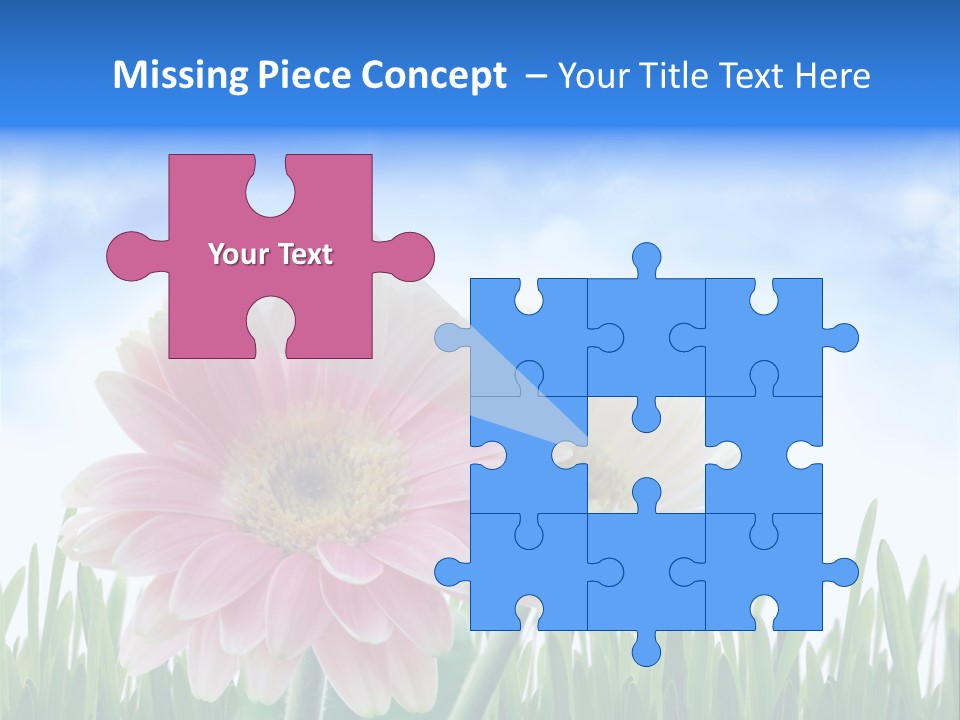 Sky Romance Close Up PowerPoint Template