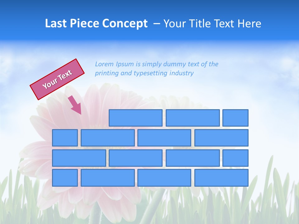 Sky Romance Close Up PowerPoint Template