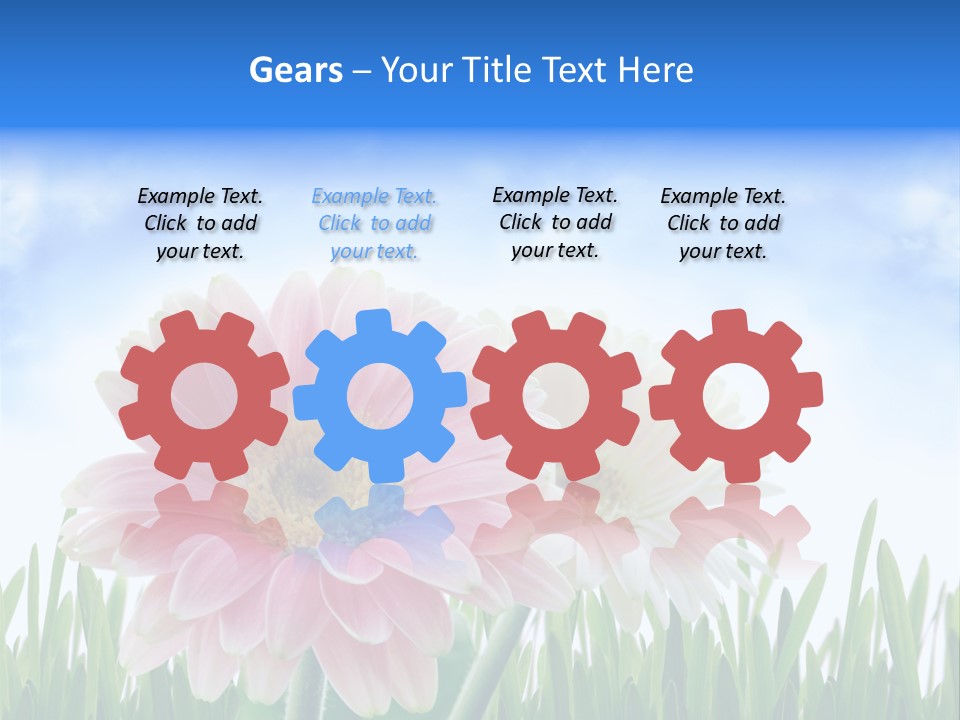 Sky Romance Close Up PowerPoint Template