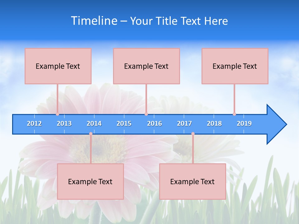 Sky Romance Close Up PowerPoint Template