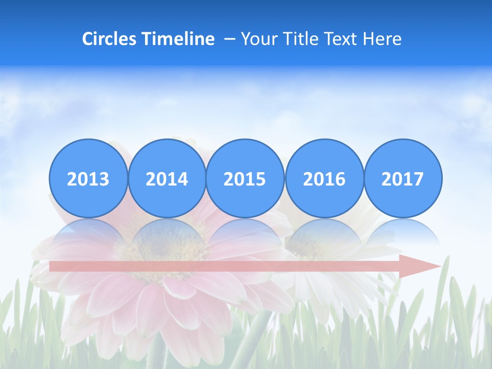 Sky Romance Close Up PowerPoint Template