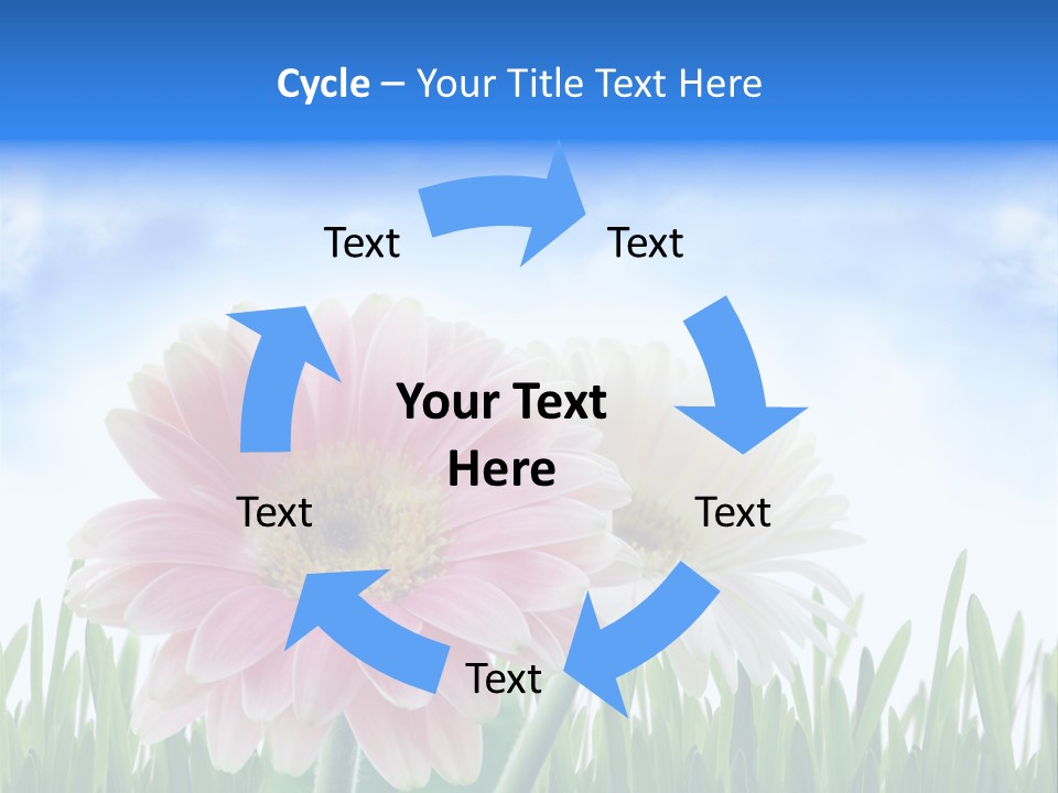 Sky Romance Close Up PowerPoint Template