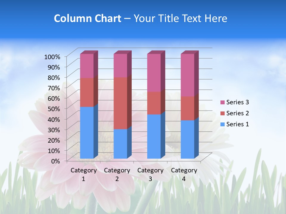 Sky Romance Close Up PowerPoint Template