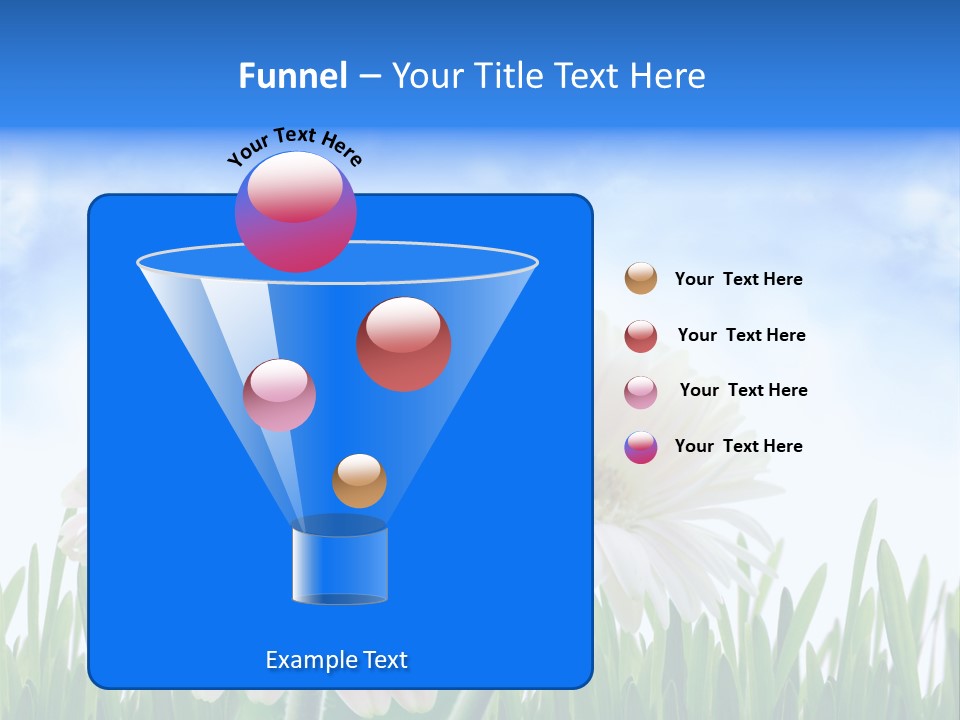 Sky Romance Close Up PowerPoint Template