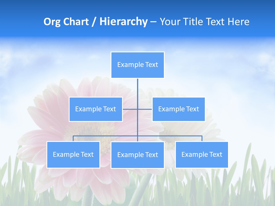 Sky Romance Close Up PowerPoint Template