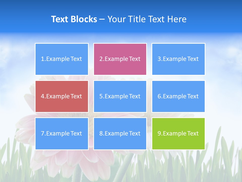 Sky Romance Close Up PowerPoint Template