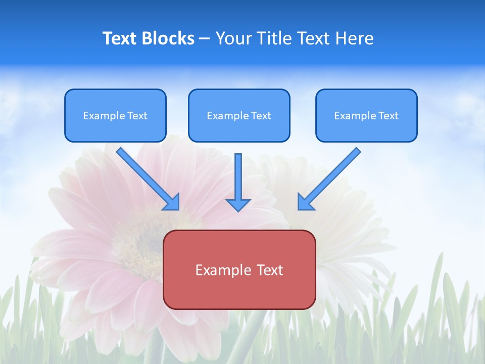 Sky Romance Close Up PowerPoint Template
