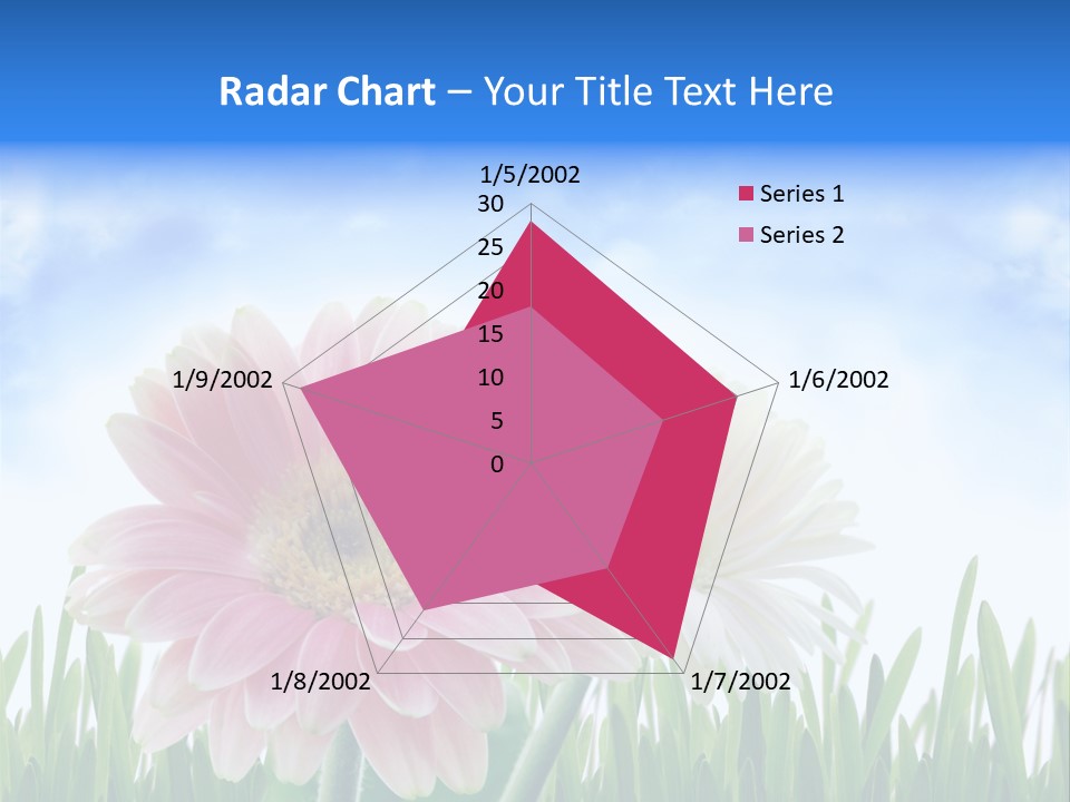 Sky Romance Close Up PowerPoint Template