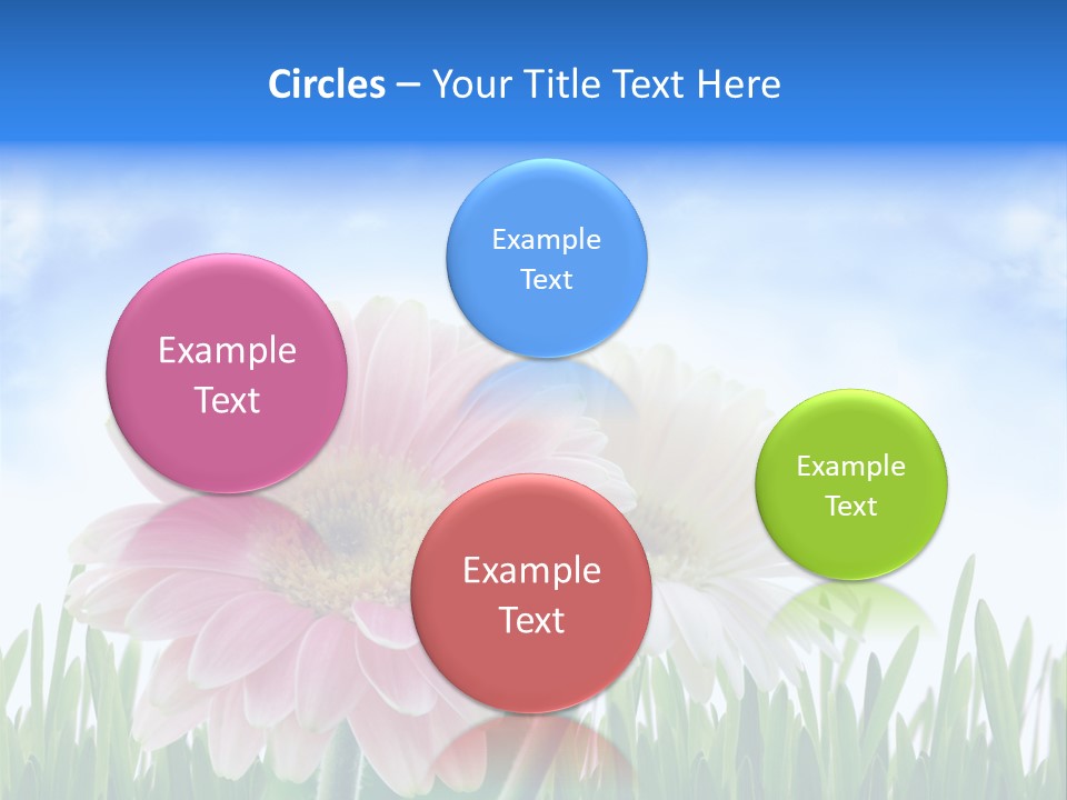 Sky Romance Close Up PowerPoint Template