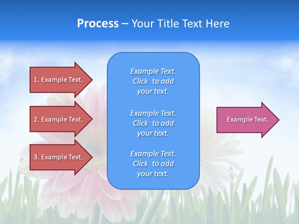 Sky Romance Close Up PowerPoint Template
