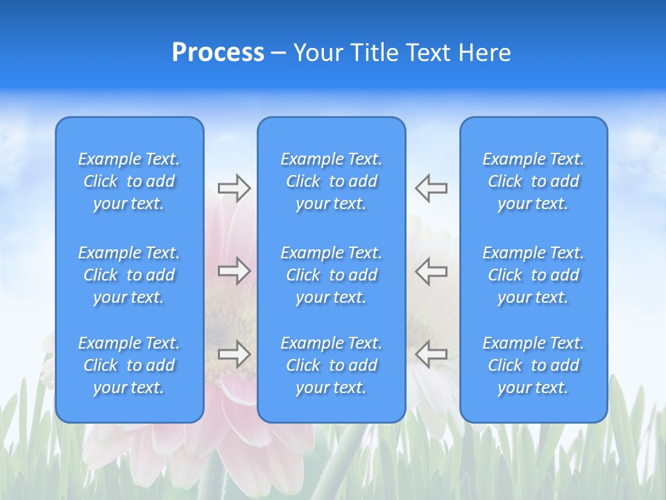 Sky Romance Close Up PowerPoint Template