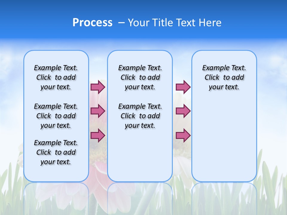 Sky Romance Close Up PowerPoint Template