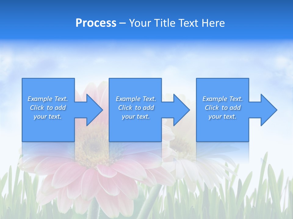 Sky Romance Close Up PowerPoint Template