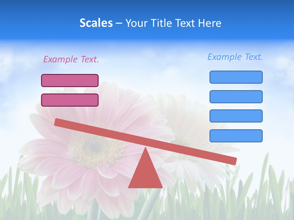 Sky Romance Close Up PowerPoint Template