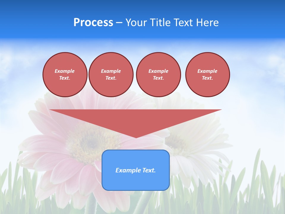 Sky Romance Close Up PowerPoint Template