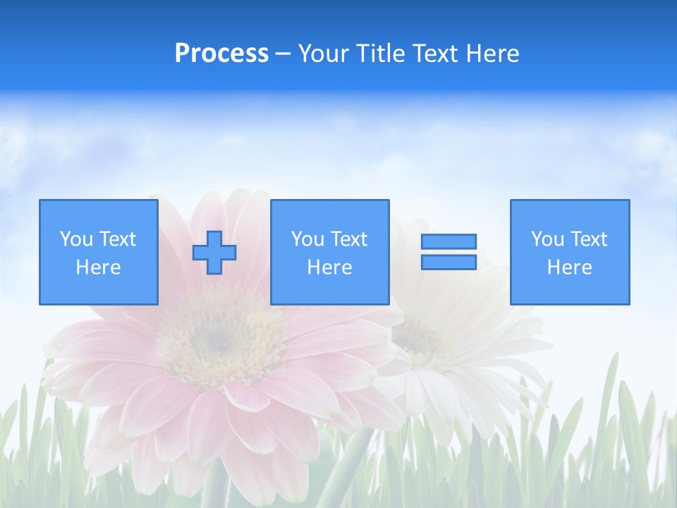 Sky Romance Close Up PowerPoint Template