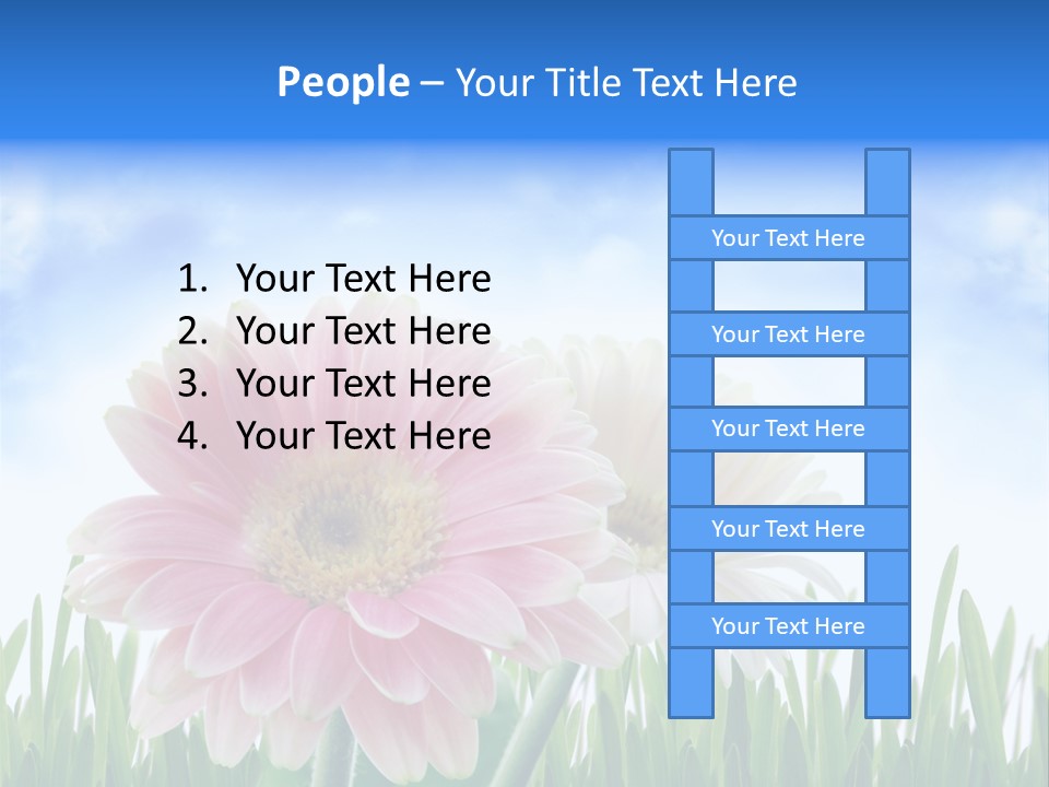 Sky Romance Close Up PowerPoint Template