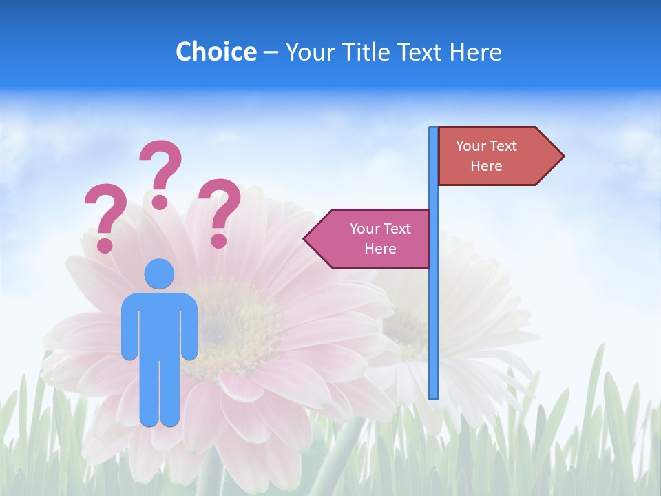 Sky Romance Close Up PowerPoint Template