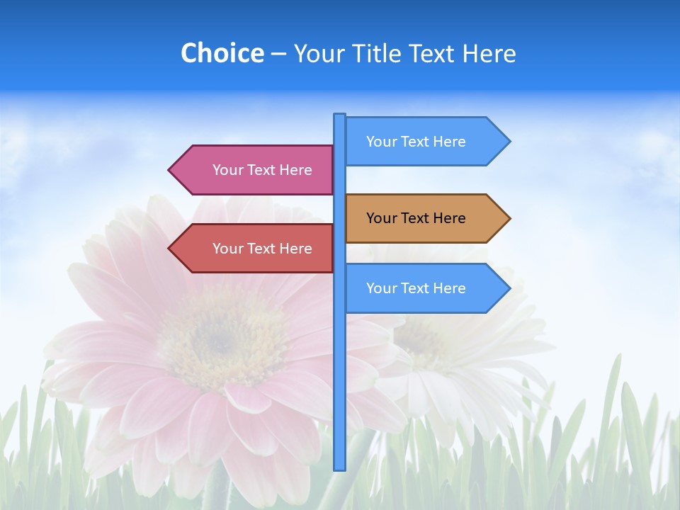 Sky Romance Close Up PowerPoint Template