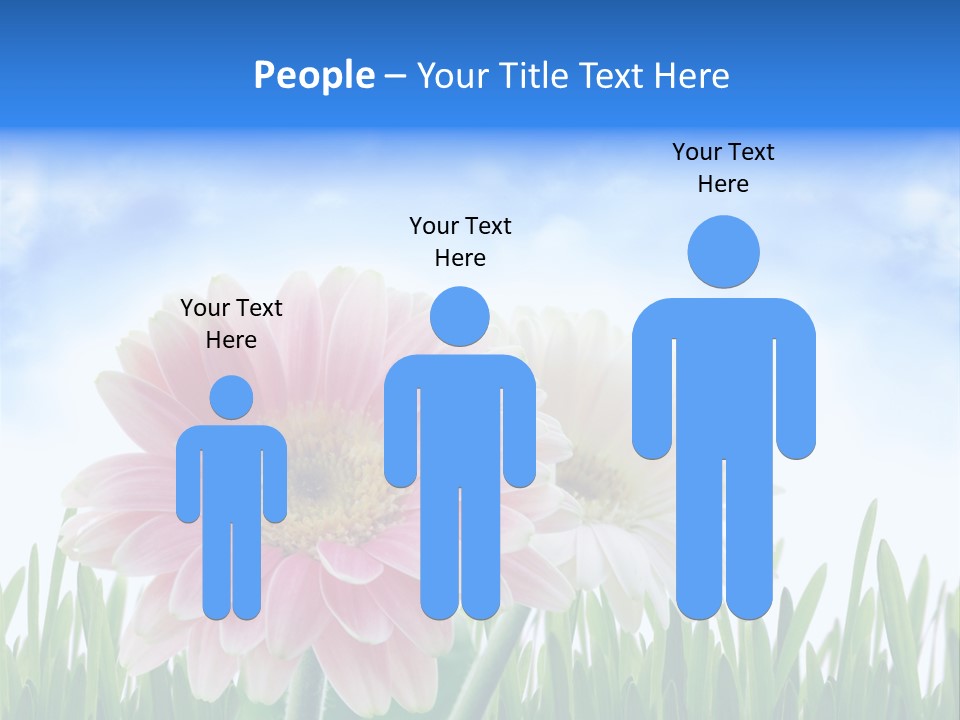 Sky Romance Close Up PowerPoint Template