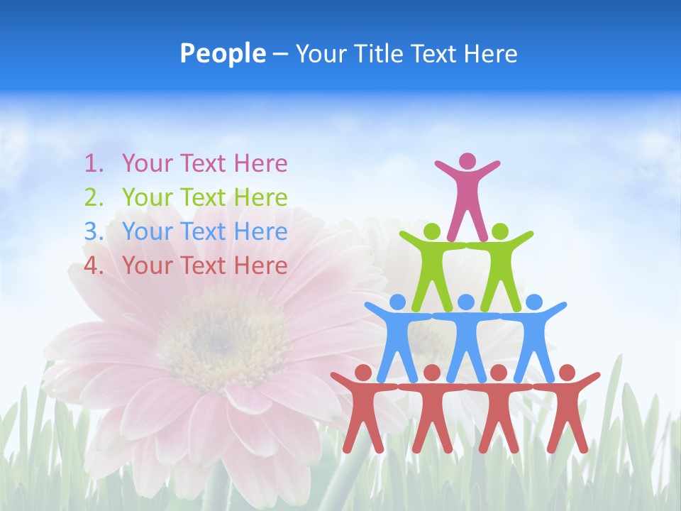 Sky Romance Close Up PowerPoint Template