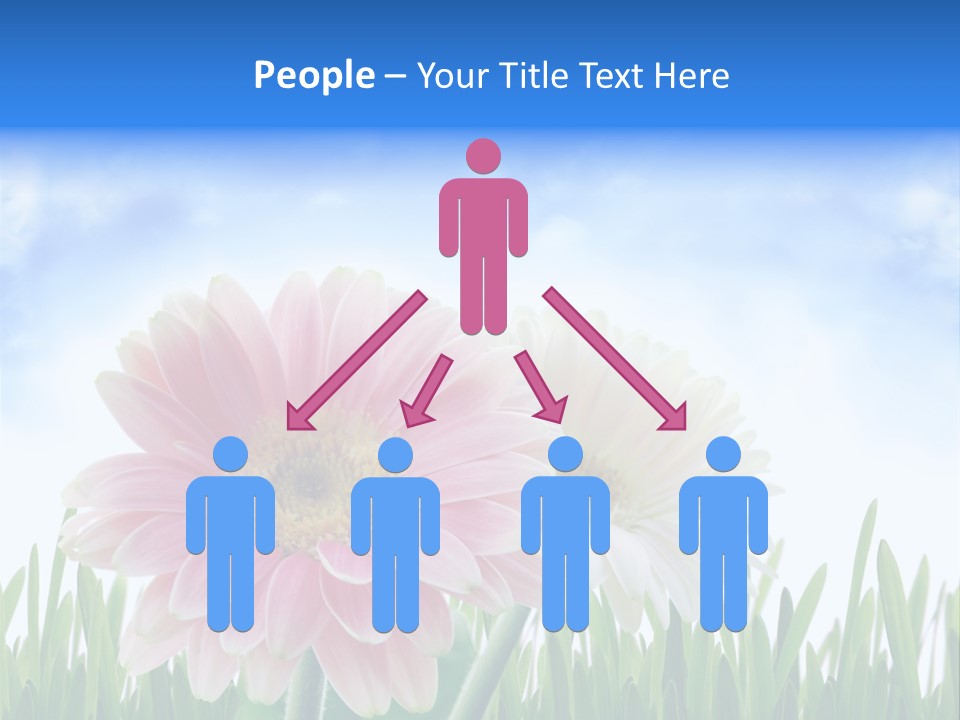 Sky Romance Close Up PowerPoint Template