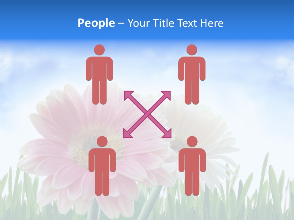 Sky Romance Close Up PowerPoint Template