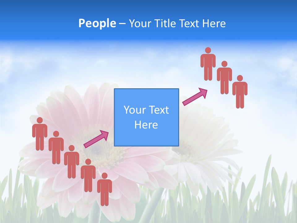 Sky Romance Close Up PowerPoint Template