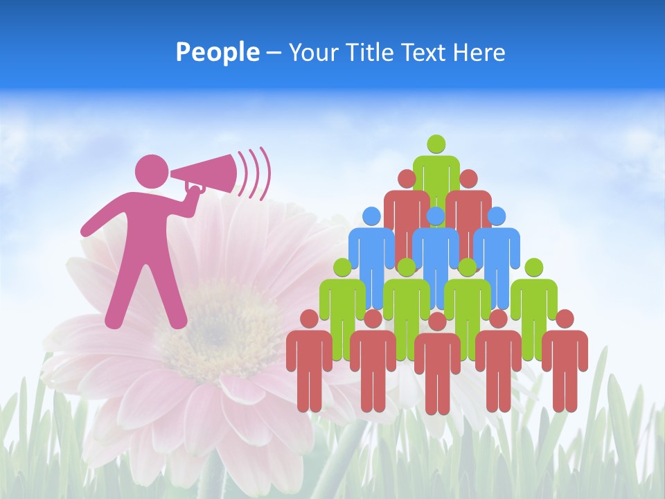 Sky Romance Close Up PowerPoint Template