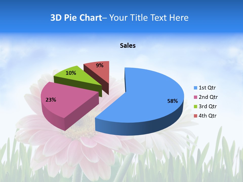 Sky Romance Close Up PowerPoint Template