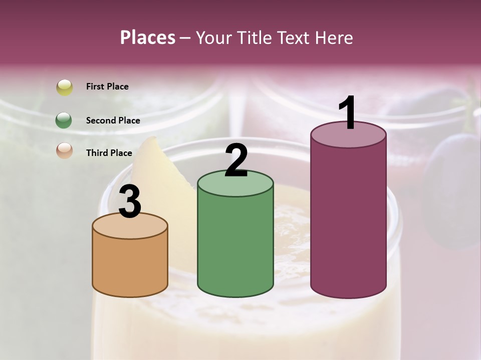 Beverage Pink Freshness PowerPoint Template