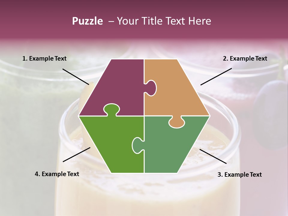 Beverage Pink Freshness PowerPoint Template