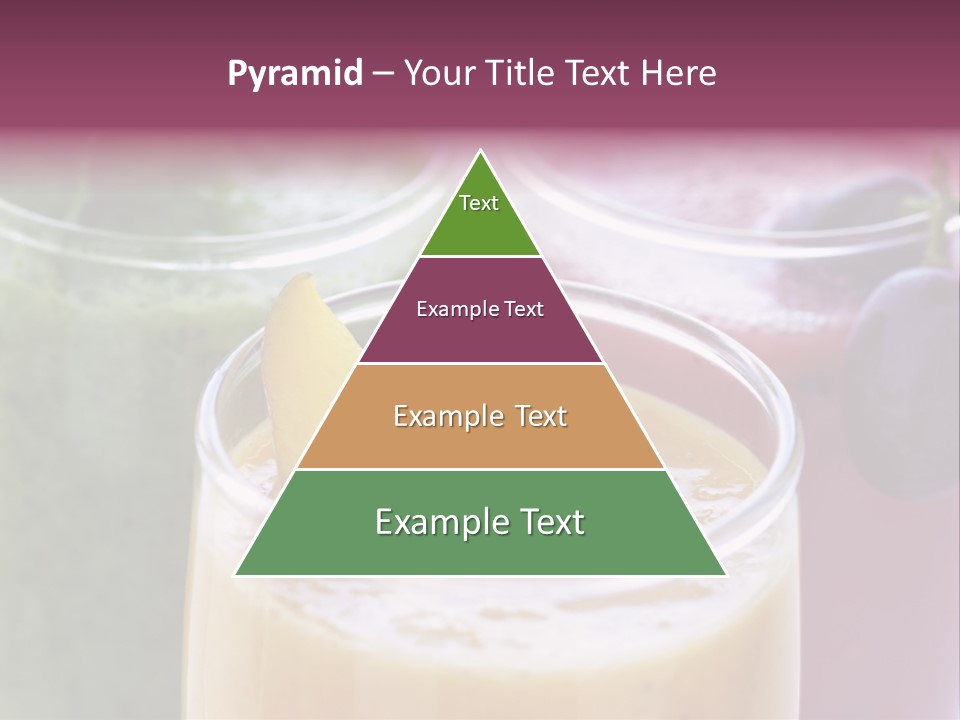 Beverage Pink Freshness PowerPoint Template