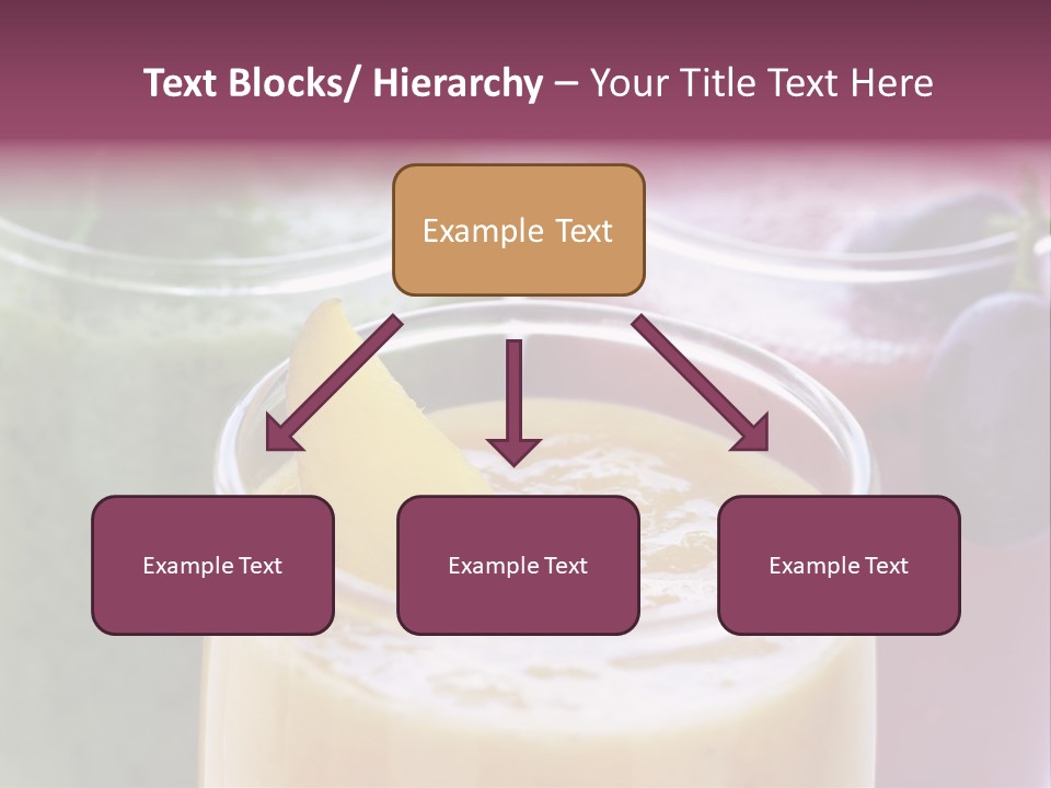 Beverage Pink Freshness PowerPoint Template