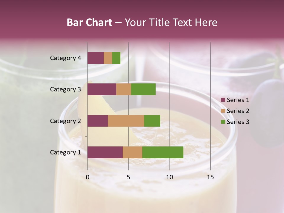 Beverage Pink Freshness PowerPoint Template