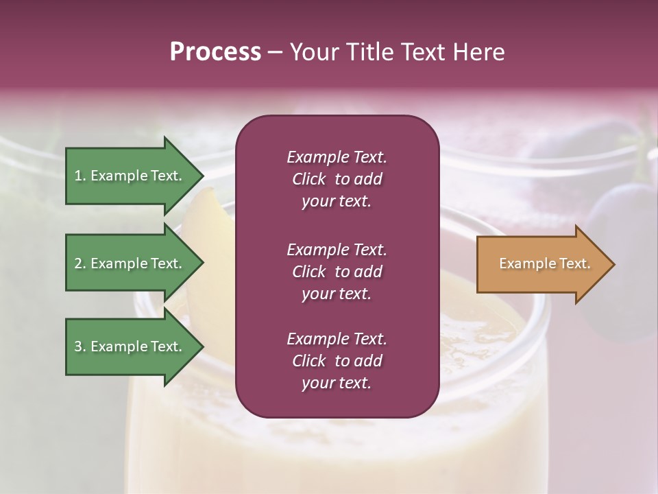 Beverage Pink Freshness PowerPoint Template