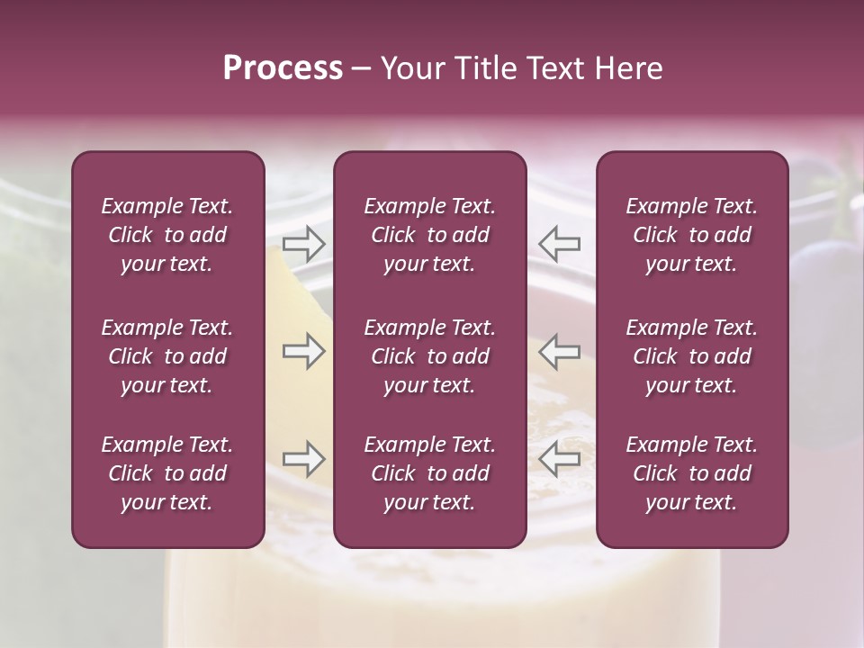 Beverage Pink Freshness PowerPoint Template